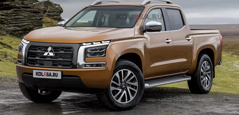 Это Mitsubishi L200 нового поколения. Качественные изображения